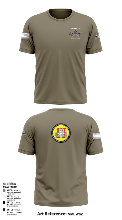 EOD GROUP TWO CHIEF’S MESS 26436916 Short Sleeve Performance Shirt - 10