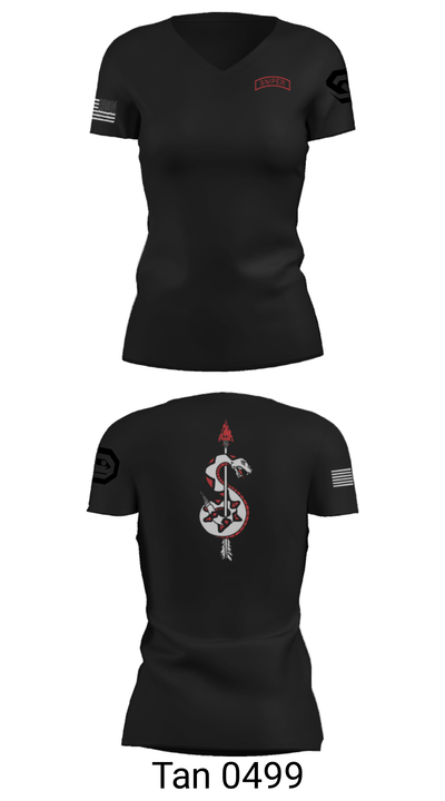 Rook 25414745 Women's Short Sleeve V-neck Shirt - 23