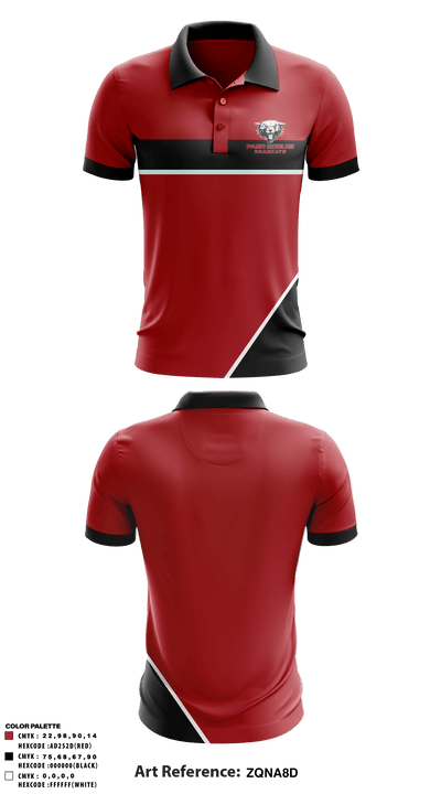Paso Robles High School 46323233 Short Sleeve Performance Polo - 1