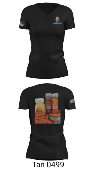 Women's Short Sleeve Vneck Shirt, , Army, Teamtime, Team time, sublimation, custom sports apparel, team uniforms, spirit wear, spiritwear, sports uniforms, custom shirts, team store, custom team store, fundraiser sports, apparel fundraiser
