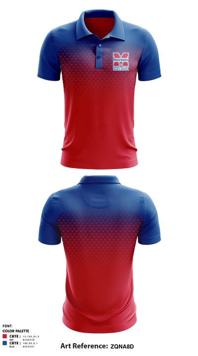 River Valley Middle School 59457550 Short Sleeve Performance Polo - 1
