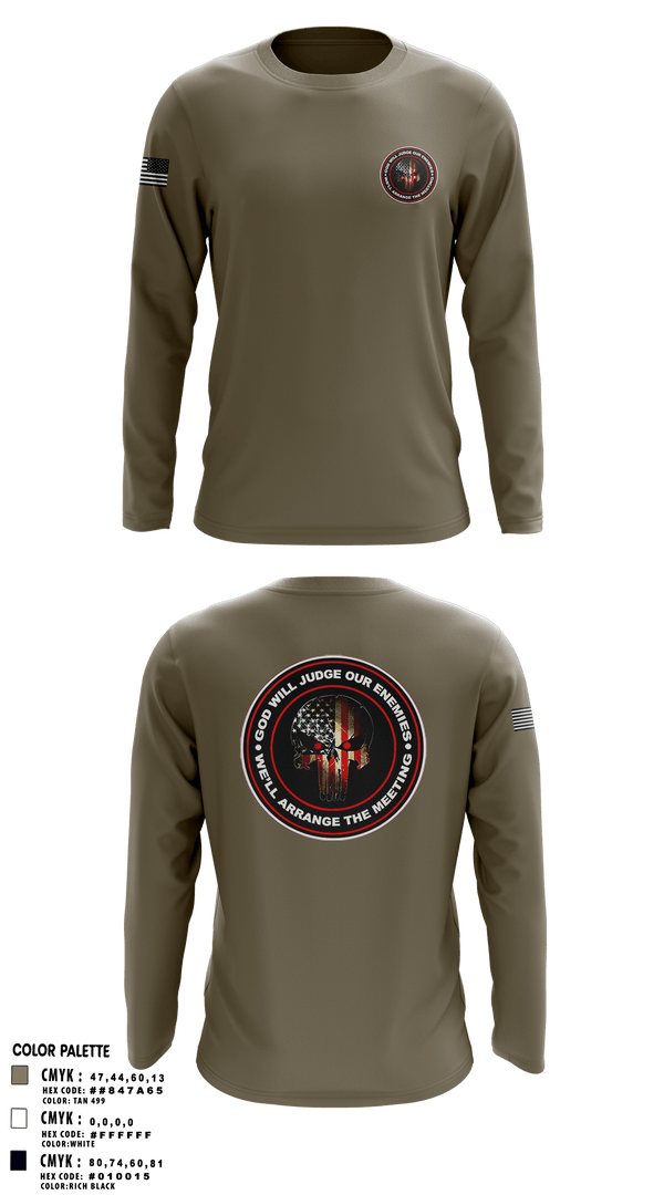 Long Sleeve Performance Shirt, 549th mi bn, Army, Teamtime, Team time, sublimation, custom sports apparel, team uniforms, spirit wear, spiritwear, sports uniforms, custom shirts, team store, custom team store, fundraiser sports, apparel fundraiser