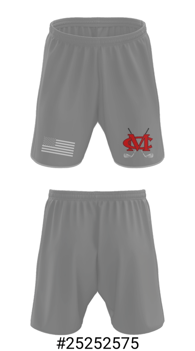 Madison County High School Golf 21880606 Athletic Shorts With Pockets - 29