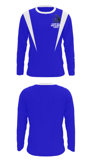Long Sleeve Performance Shirt, Camp Hill High School Cheer, Cheer, Teamtime, Team time, sublimation, custom sports apparel, team uniforms, spirit wear, spiritwear, sports uniforms, custom shirts, team store, custom team store, fundraiser sports, apparel fundraiser
