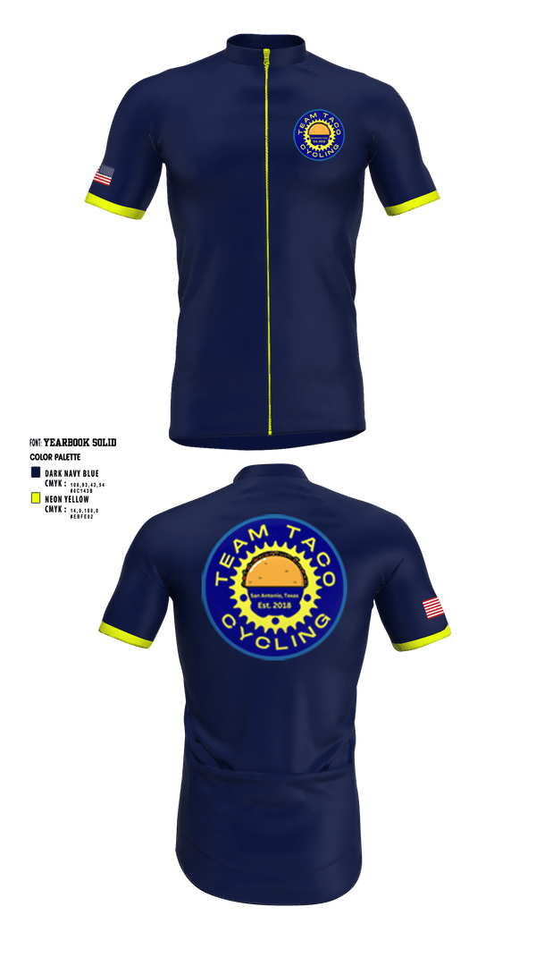 Cycling Jersey, Team Taco Cycling Pelotonia, Cycling, Teamtime, Team time, sublimation, custom sports apparel, team uniforms, spirit wear, spiritwear, sports uniforms, custom shirts, team store, custom team store, fundraiser sports, apparel fundraiser