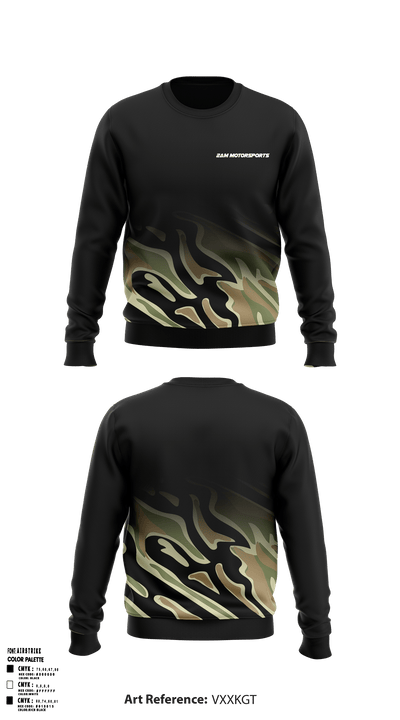2AM motorsports 27096768 Crew Neck Sweatshirt - 1