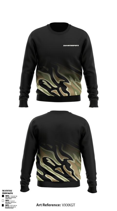 Crew Neck Sweatshirt, 2AM motorsports, , Teamtime, Team time, sublimation, custom sports apparel, team uniforms, spirit wear, spiritwear, sports uniforms, custom shirts, team store, custom team store, fundraiser sports, apparel fundraiser