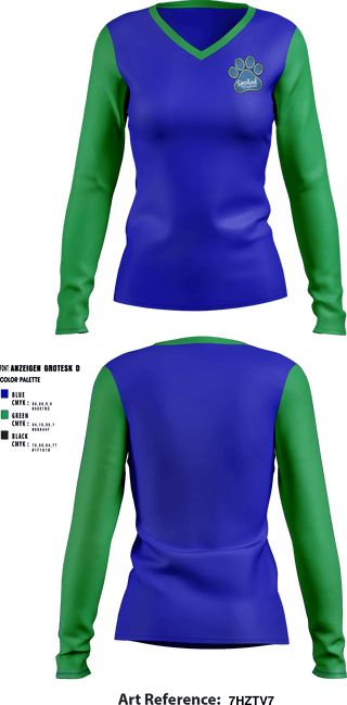 Women's Long Sleeve Vneck Shirt, , , Teamtime, Team time, sublimation, custom sports apparel, team uniforms, spirit wear, spiritwear, sports uniforms, custom shirts, team store, custom team store, fundraiser sports, apparel fundraiser