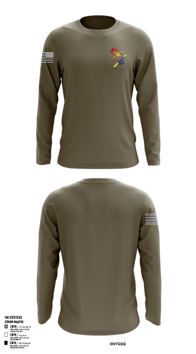 SATCOM Terminal Platoon Hawaii 59715894 Long Sleeve Performance Shirt - 1