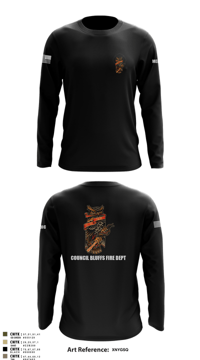 CBFD tac medics 89329509 Long Sleeve Performance Shirt - 1