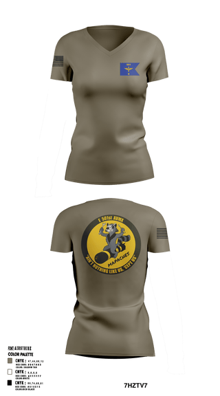 Women's Short Sleeve Vneck Shirt, E 501st 1 AD, CAB AVMX, Army, Teamtime, Team time, sublimation, custom sports apparel, team uniforms, spirit wear, spiritwear, sports uniforms, custom shirts, team store, custom team store, fundraiser sports, apparel fundraiser