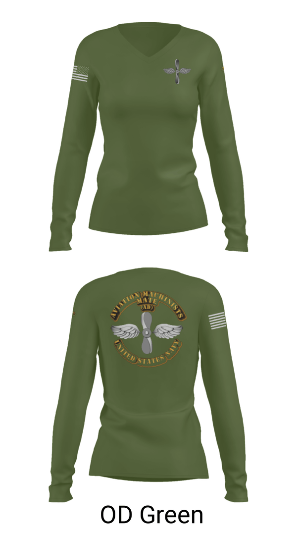 Women's Long Sleeve Vneck Shirt, , Navy, Teamtime, Team time, sublimation, custom sports apparel, team uniforms, spirit wear, spiritwear, sports uniforms, custom shirts, team store, custom team store, fundraiser sports, apparel fundraiser