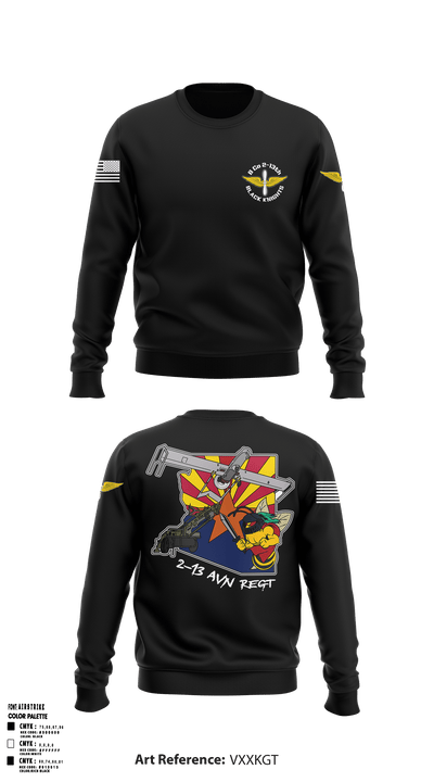 Bravo Company, 2-13th AVN REGT 30598142 Crew Neck Sweatshirt - 51