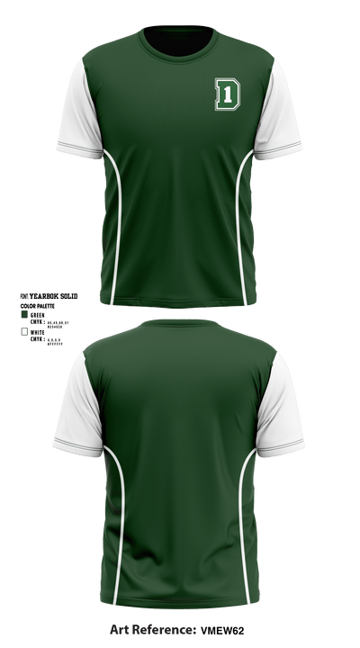 Dartmouth High School 73517919 Short Sleeve Performance Shirt - 2