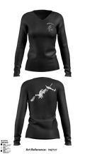 Platoon 2-1-1 26077523 Women's Long Sleeve V-neck Shirt - 49