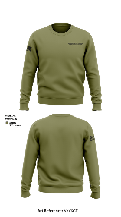Montgomery County Detention Center 84583127 Crew Neck Sweatshirt - 4