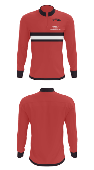 Quarter Zip Jacket, Southern Oregon University Cheer, Cheer, Teamtime, Team time, sublimation, custom sports apparel, team uniforms, spirit wear, spiritwear, sports uniforms, custom shirts, team store, custom team store, fundraiser sports, apparel fundraiser