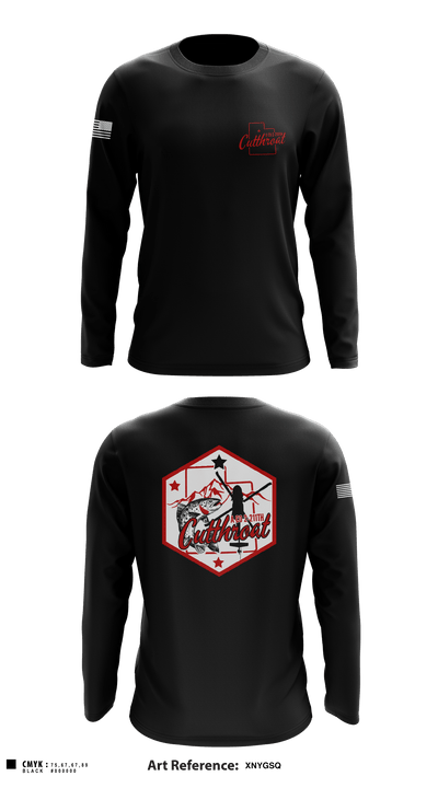 A Co. 2-211th GSAB 21328090 Long Sleeve Performance Shirt - 3