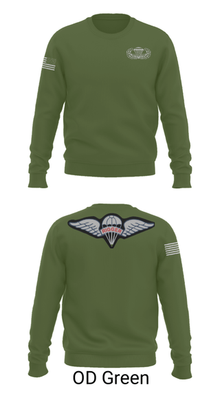 Crew Neck Sweatshirt, , Army, Teamtime, Team time, sublimation, custom sports apparel, team uniforms, spirit wear, spiritwear, sports uniforms, custom shirts, team store, custom team store, fundraiser sports, apparel fundraiser