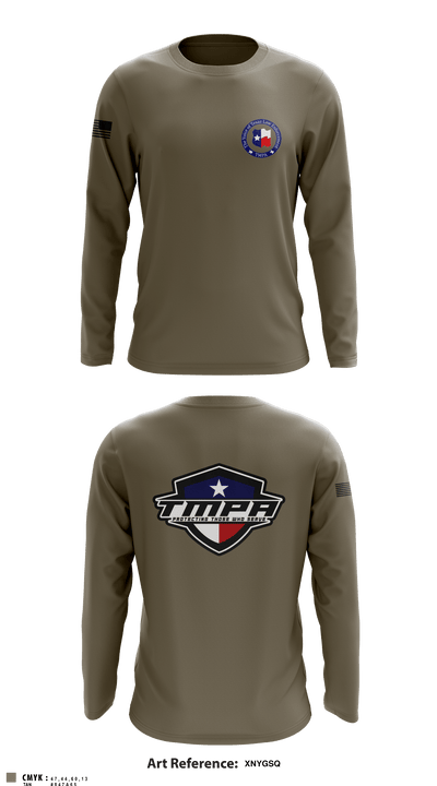 Texas Municipal Police Association 6518461 Long Sleeve Performance Shirt - 3
