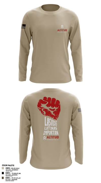 Altitud Services 64389490 Long Sleeve Performance Shirt - 1