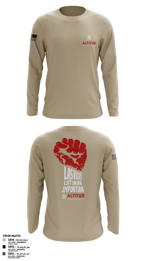 Long Sleeve Performance Shirt, Altitud Services, Army, Teamtime, Team time, sublimation, custom sports apparel, team uniforms, spirit wear, spiritwear, sports uniforms, custom shirts, team store, custom team store, fundraiser sports, apparel fundraiser