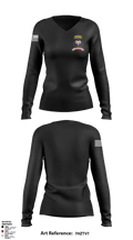 B TRP, 3-71 CAV 95659115 Women's Long Sleeve V-neck Shirt - 1