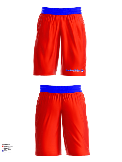 Womens Basketball Shorts, Jonesboro-Hodge High School Basketball, Women's Basketball, Teamtime, Team time, sublimation, custom sports apparel, team uniforms, spirit wear, spiritwear, sports uniforms, custom shirts, team store, custom team store, fundraiser sports, apparel fundraiser