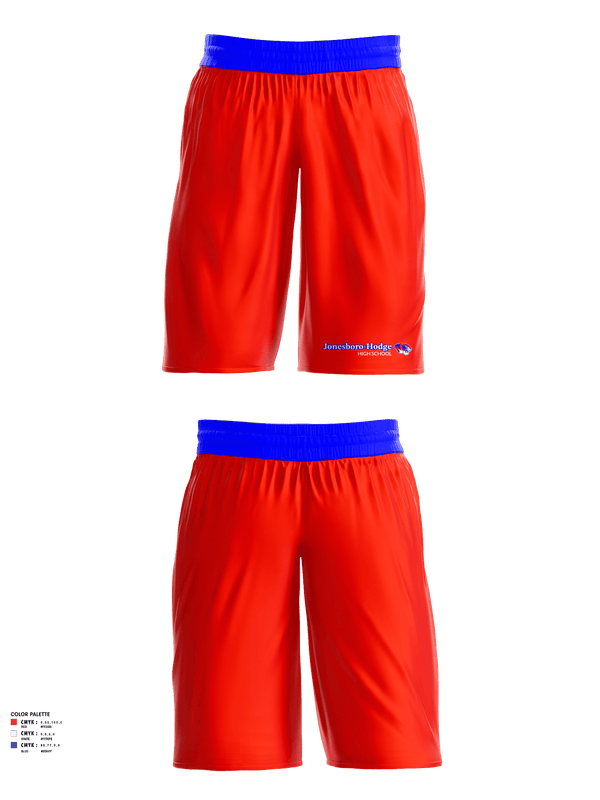 Womens Basketball Shorts, Jonesboro-Hodge High School Basketball, Women's Basketball, Teamtime, Team time, sublimation, custom sports apparel, team uniforms, spirit wear, spiritwear, sports uniforms, custom shirts, team store, custom team store, fundraiser sports, apparel fundraiser