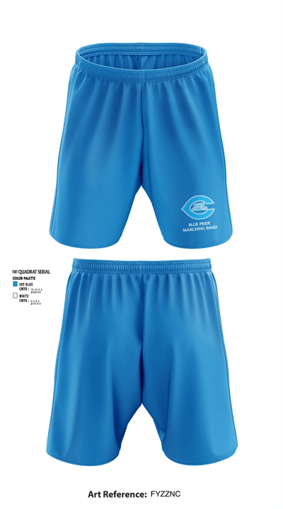 Chanute High School Band 70581105 Athletic Shorts With Pockets - 1