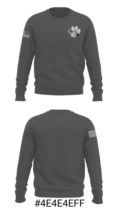 Crescent High School Golf 66610838 Crew Neck Sweatshirt - 10