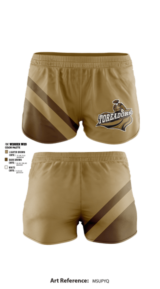 Women's Shorts, Jim Barnes Middle School, Spirit Store, Teamtime, Team time, sublimation, custom sports apparel, team uniforms, spirit wear, spiritwear, sports uniforms, custom shirts, team store, custom team store, fundraiser sports, apparel fundraiser