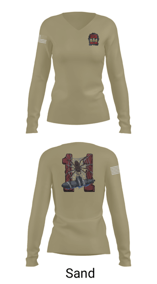 Women's Long Sleeve Vneck Shirt, , Navy, Teamtime, Team time, sublimation, custom sports apparel, team uniforms, spirit wear, spiritwear, sports uniforms, custom shirts, team store, custom team store, fundraiser sports, apparel fundraiser