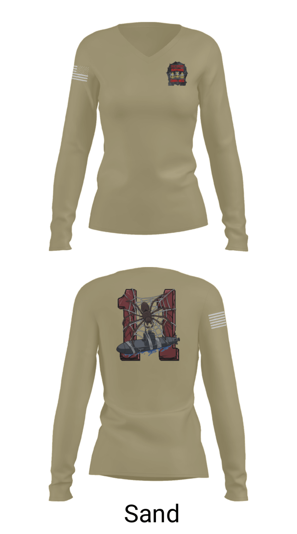 Women's Long Sleeve Vneck Shirt, , Navy, Teamtime, Team time, sublimation, custom sports apparel, team uniforms, spirit wear, spiritwear, sports uniforms, custom shirts, team store, custom team store, fundraiser sports, apparel fundraiser
