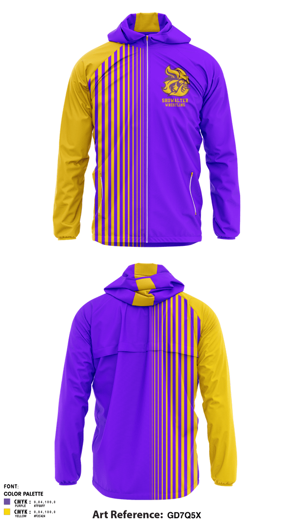 Windbreaker, Showalter Middle School Wrestling, Wrestling, Teamtime, Team time, sublimation, custom sports apparel, team uniforms, spirit wear, spiritwear, sports uniforms, custom shirts, team store, custom team store, fundraiser sports, apparel fundraiser