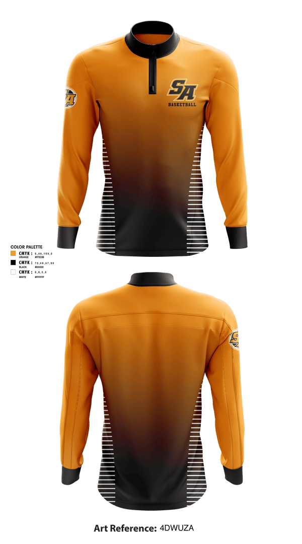 Quarter Zip Jacket, Saint Anthony'S High School Basketball, Women's Basketball, Teamtime, Team time, sublimation, custom sports apparel, team uniforms, spirit wear, spiritwear, sports uniforms, custom shirts, team store, custom team store, fundraiser sports, apparel fundraiser