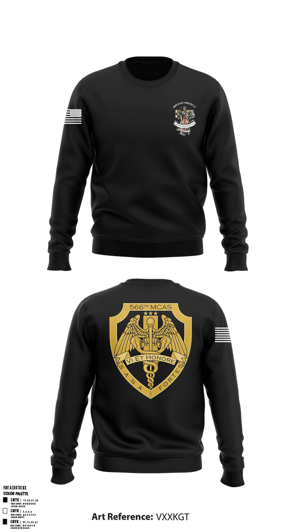 Crew Neck Sweatshirt, 566 MCAS, Army, Teamtime, Team time, sublimation, custom sports apparel, team uniforms, spirit wear, spiritwear, sports uniforms, custom shirts, team store, custom team store, fundraiser sports, apparel fundraiser