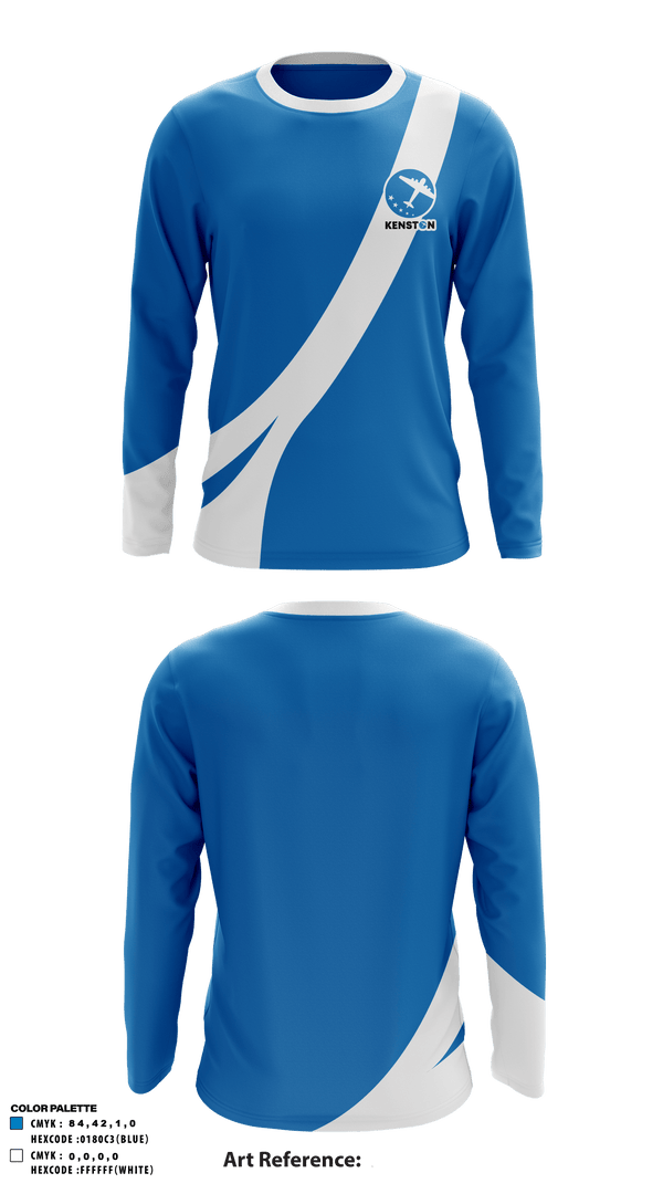 Long Sleeve Performance Shirt, Kenston Middle School, Spirit Store, Teamtime, Team time, sublimation, custom sports apparel, team uniforms, spirit wear, spiritwear, sports uniforms, custom shirts, team store, custom team store, fundraiser sports, apparel fundraiser