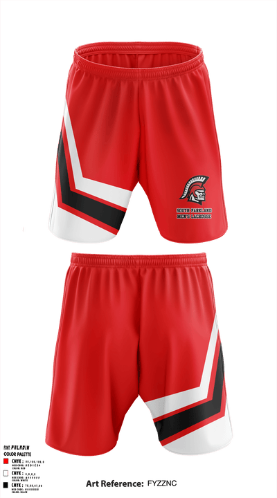 South Parkland Youth Association Lacrosse 46599341 Athletic Shorts With Pockets - 1