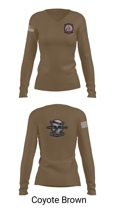 2nd LAAD 92672596 Women's Long Sleeve V-neck Shirt - 38