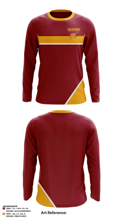 Salpointe Catholic High School Dance 53283278 Long Sleeve Performance Shirt - 1