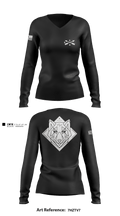 Alpha Company, 5th GSB 40097456 Women's Long Sleeve V-neck Shirt - 1