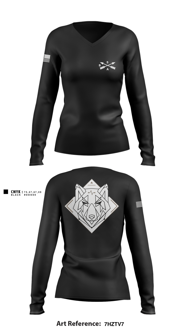 Women's Long Sleeve Vneck Shirt, , Army, Teamtime, Team time, sublimation, custom sports apparel, team uniforms, spirit wear, spiritwear, sports uniforms, custom shirts, team store, custom team store, fundraiser sports, apparel fundraiser