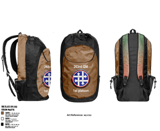 Gear Bag, 263rd QM, Army, Teamtime, Team time, sublimation, custom sports apparel, team uniforms, spirit wear, spiritwear, sports uniforms, custom shirts, team store, custom team store, fundraiser sports, apparel fundraiser