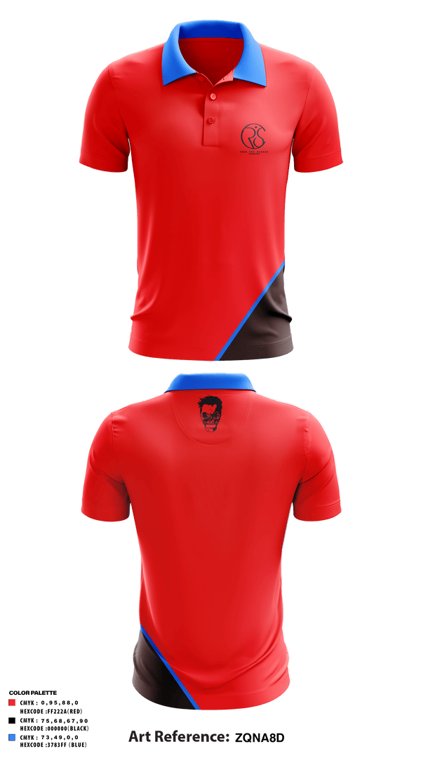 Short Sleeve Performance Polo, Cris_the_barber, E-Sports, Teamtime, Team time, sublimation, custom sports apparel, team uniforms, spirit wear, spiritwear, sports uniforms, custom shirts, team store, custom team store, fundraiser sports, apparel fundraiser