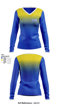 Jewell High School 98009347 Women's Long Sleeve V-neck Shirt - 1