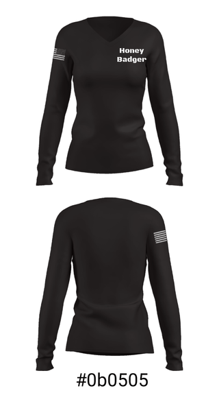 Women's Long Sleeve Vneck Shirt, , Army, Teamtime, Team time, sublimation, custom sports apparel, team uniforms, spirit wear, spiritwear, sports uniforms, custom shirts, team store, custom team store, fundraiser sports, apparel fundraiser
