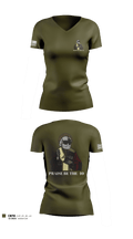 Cannibals 49755658 Women's Short Sleeve V-neck Shirt - 2