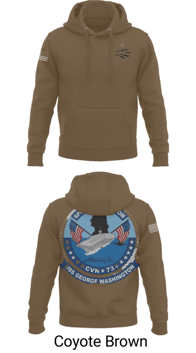USS GEORGE WASHINGTON INFORMATION TECHNICIANS 62071140 Hoodie - 44