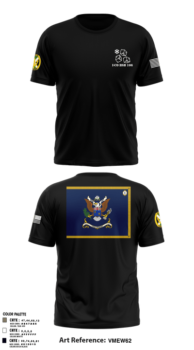 1-155th Dixie Thunder 83572891 Short Sleeve Performance Shirt - 15